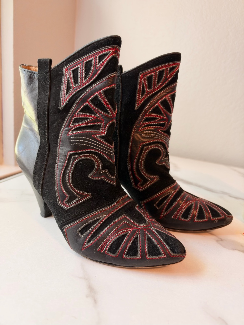 Isabel Marant Berry Ankle Boots w Heels Shoes Size 40
